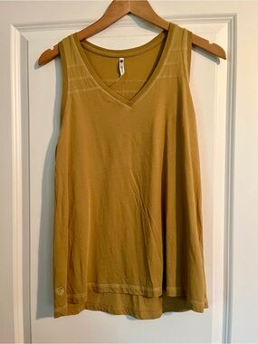 Kuhl Women's Mustard V-Neck Tank